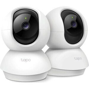 TP-Link Tapo 2K Pan/Tilt Security Camera Motion Detection 2pack